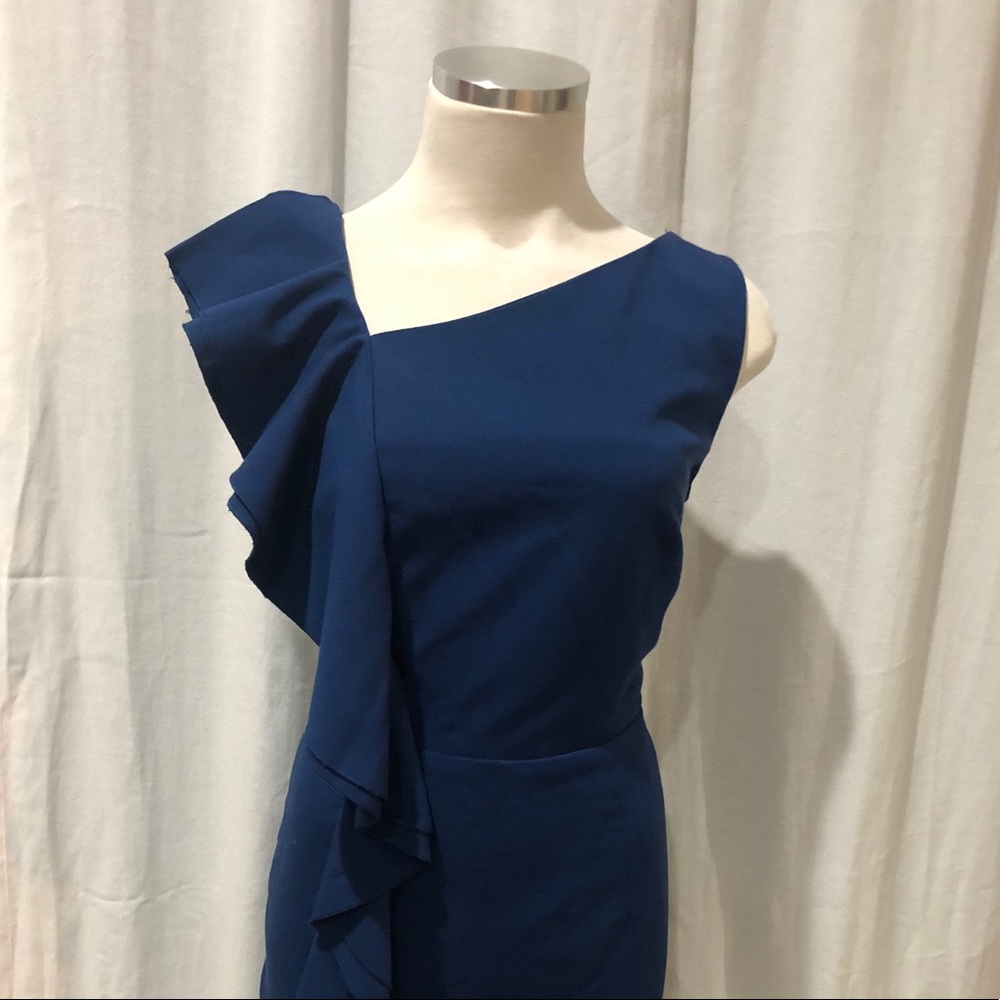 Calvin Klein Ruffle Sheath Dress